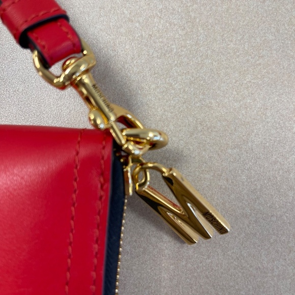 Moschino Couture Red Zip Around Large Wristlet Wallet - NWT - Picture 13 of 13